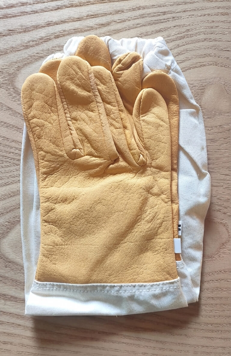 Beekeeping Leather Gloves – Heavy-Duty Protection