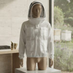 Premium Three-Layer Beekeeping Jacket (White)