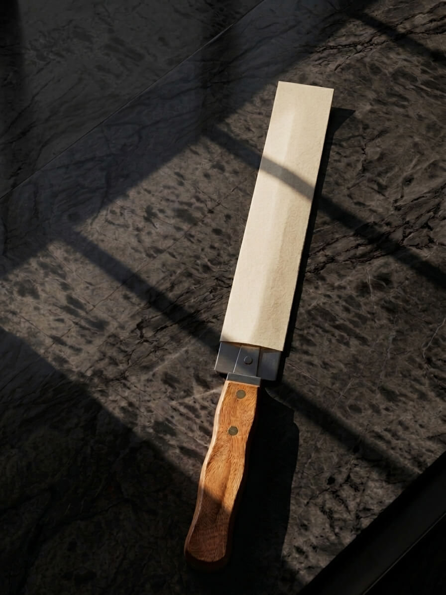 Uncapping Knife with Wooden Handle