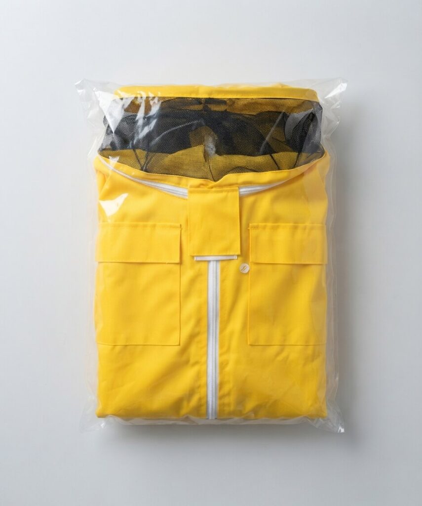 Yellow Poly-Cotton Fabric Beekeeping Suit