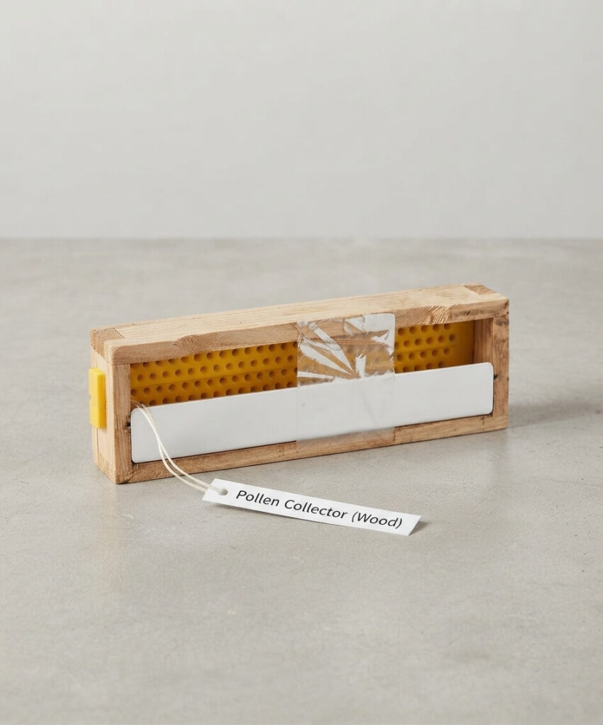 Wooden Pollen Trap with Plastic Strip